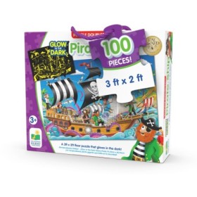 Puzzle care straluceste in intuneric Barca piratilor 100 piese 91.44x60.96 cm
